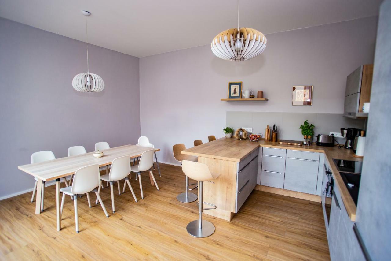 Eckhof Domizil - Grosszuegige Ferienwohnung Mit Kleinem Garten In Der Altstadt Von Гота Экстерьер фото